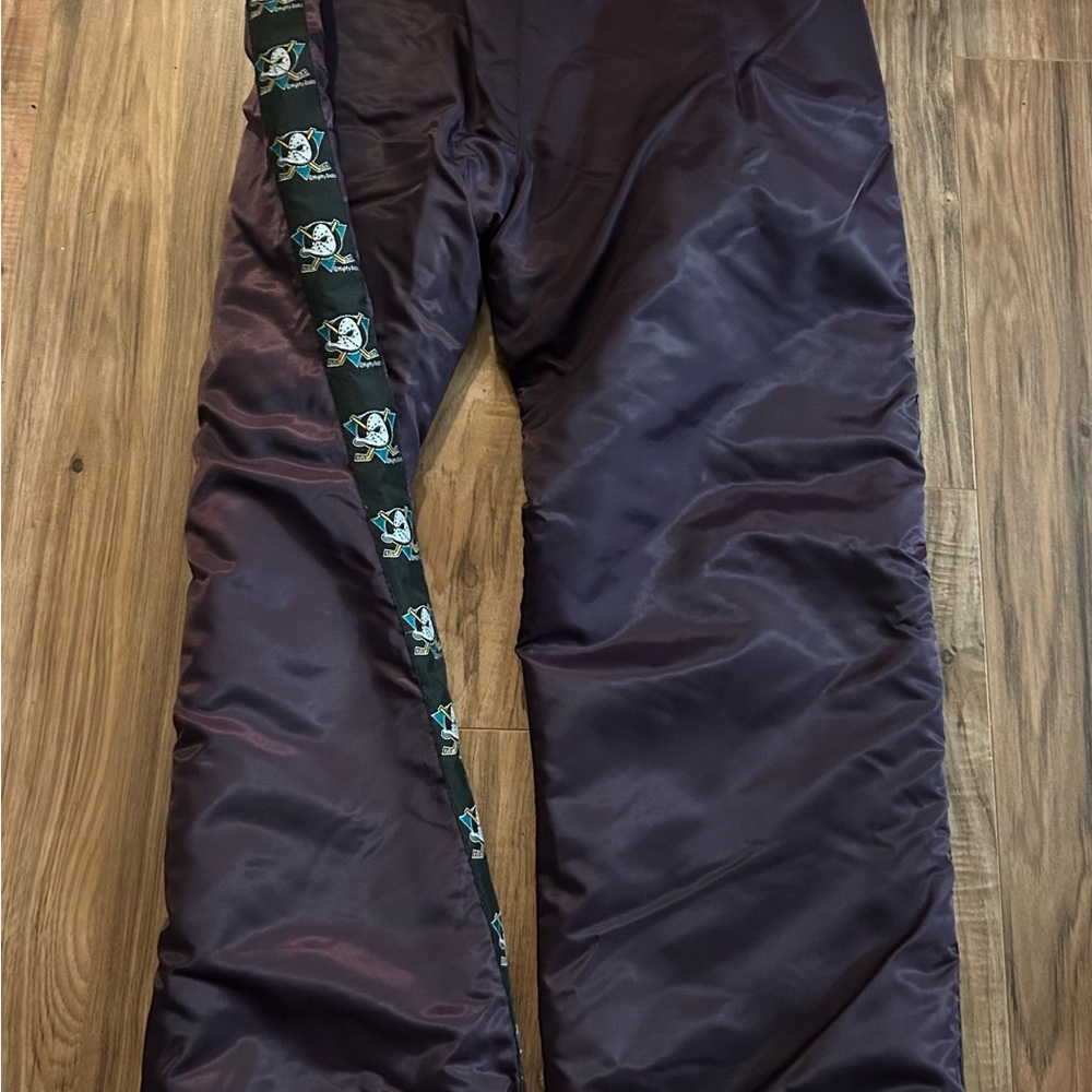 Dark Purple Track Pants with ducks